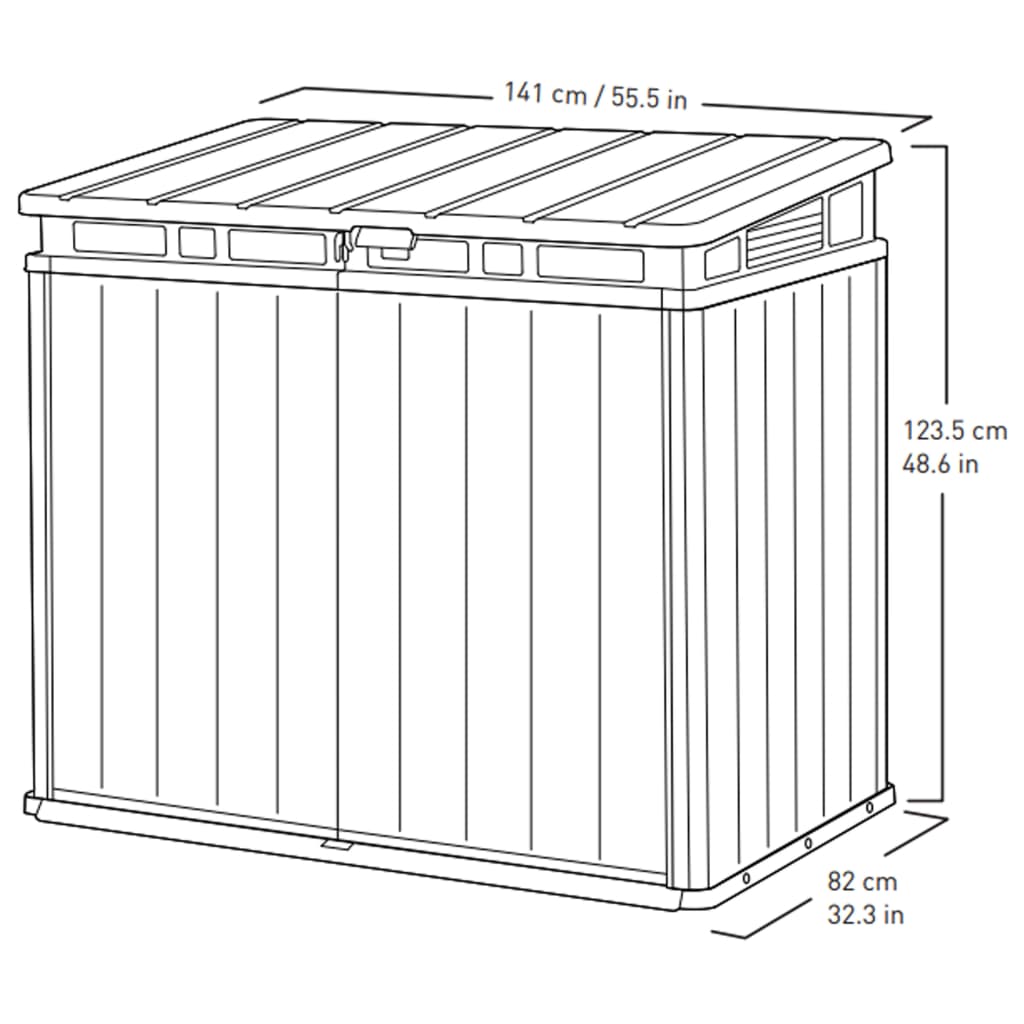 dimensions abri elite 1200L